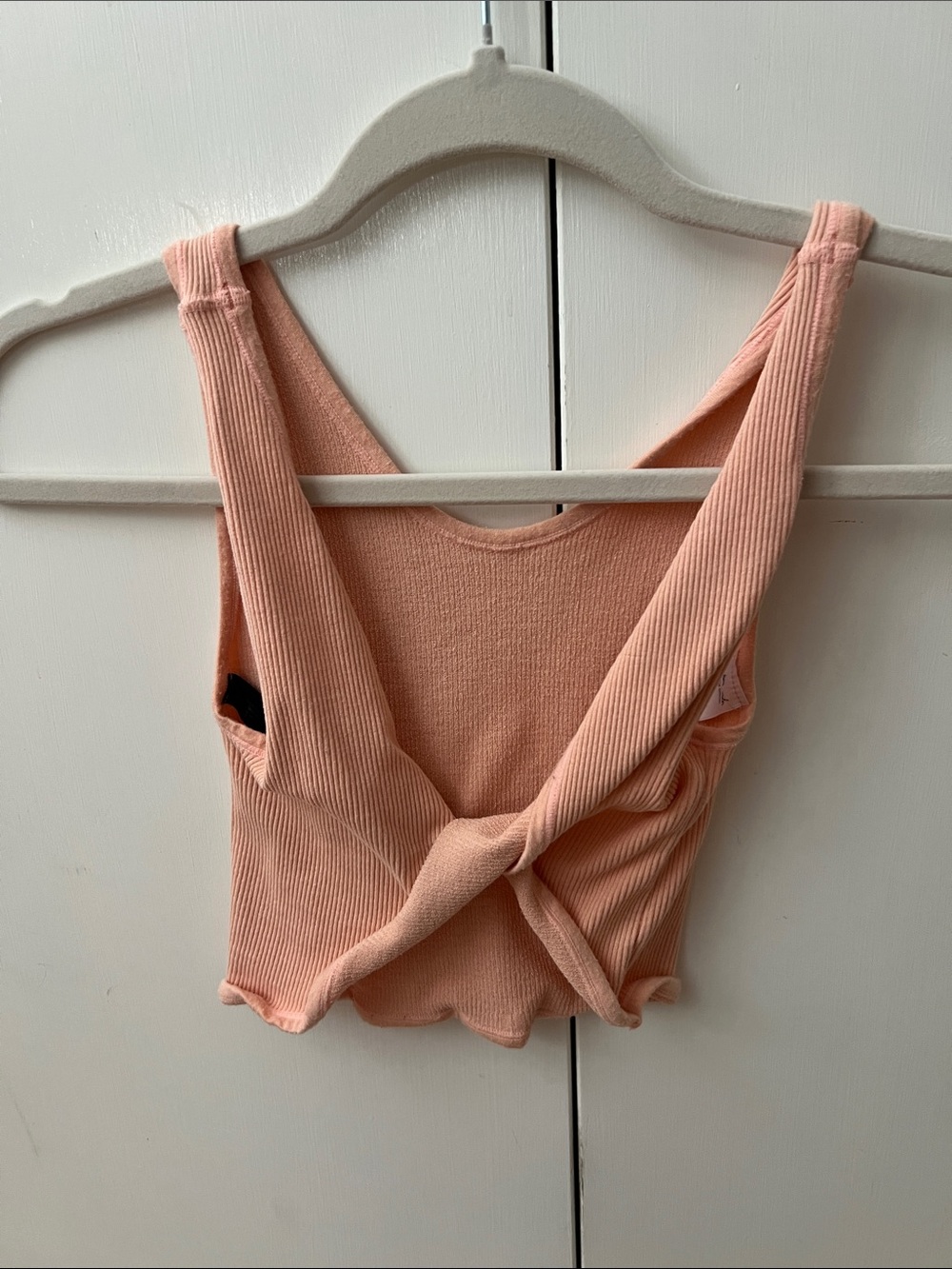 Urban Outfitters Ribbed Tank Top - Peach